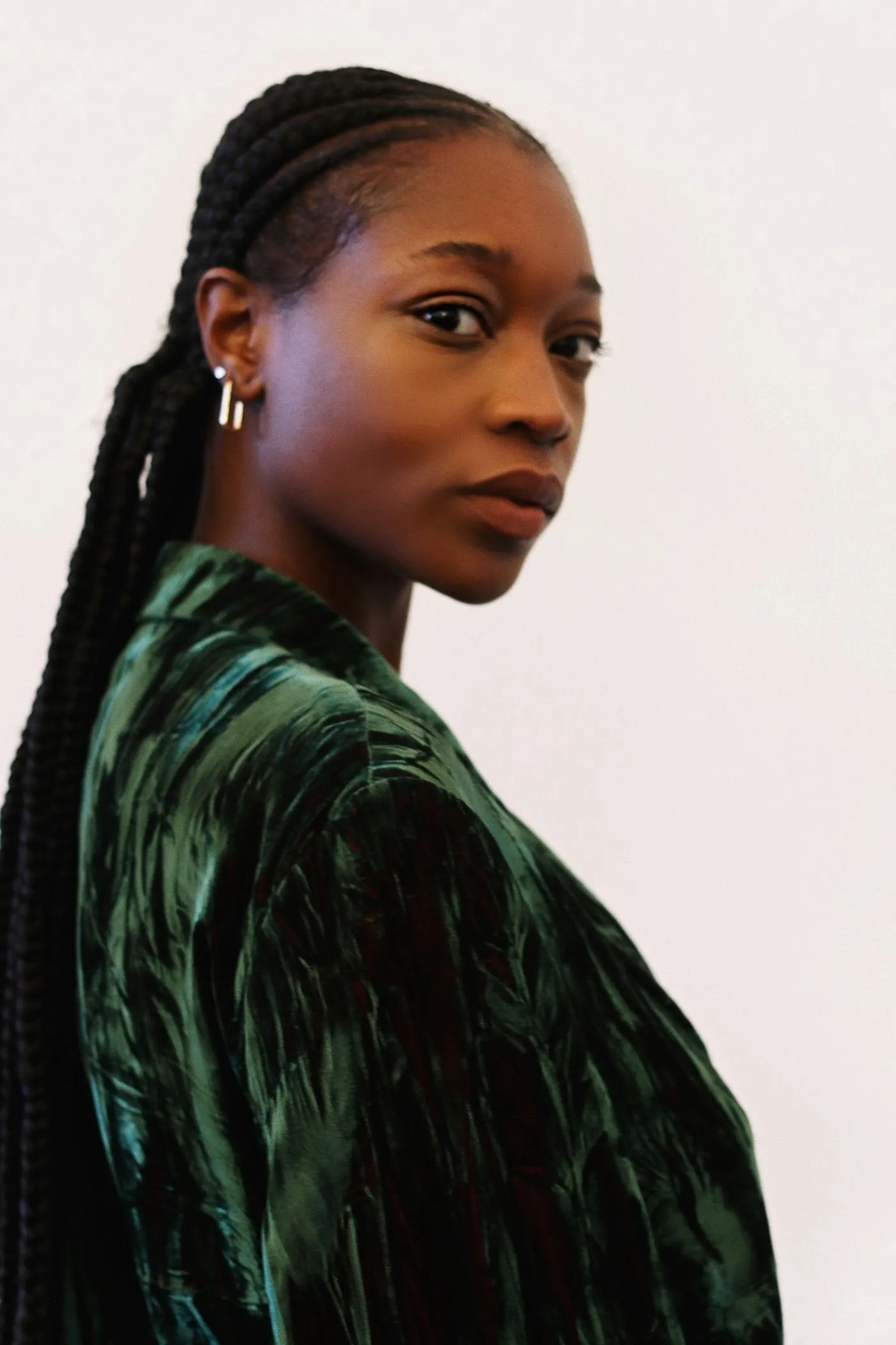 Ann Demeulemeester Velvet Green Suit