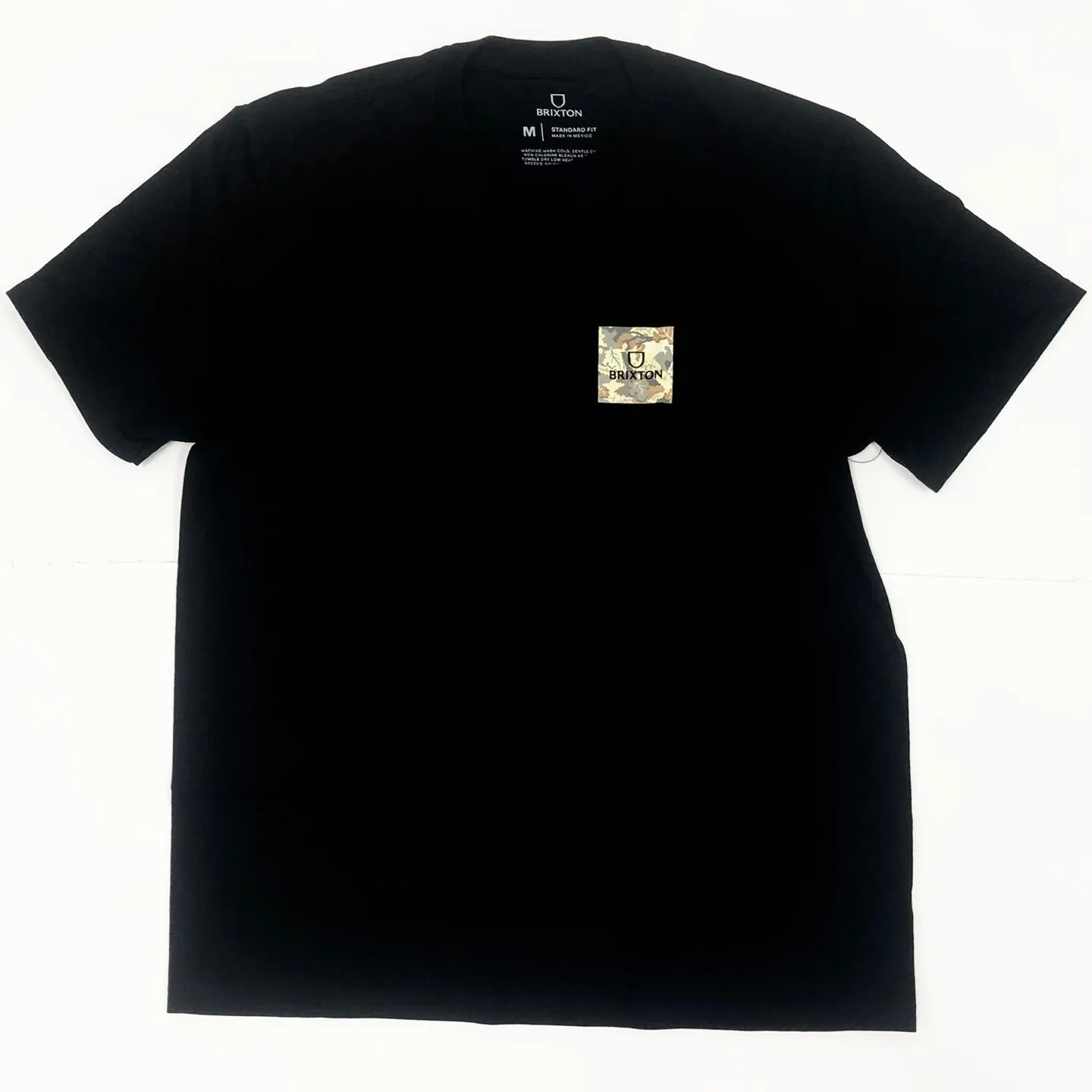 BRIXTON Alpha Square S/S Standard T-Shirt - Black Combo