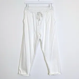 Classic magic stretch trousers with pockets (M-XL)