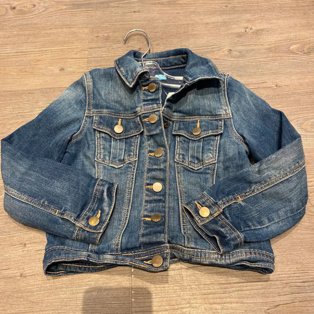 Gap medium wash jean jacket 5Y