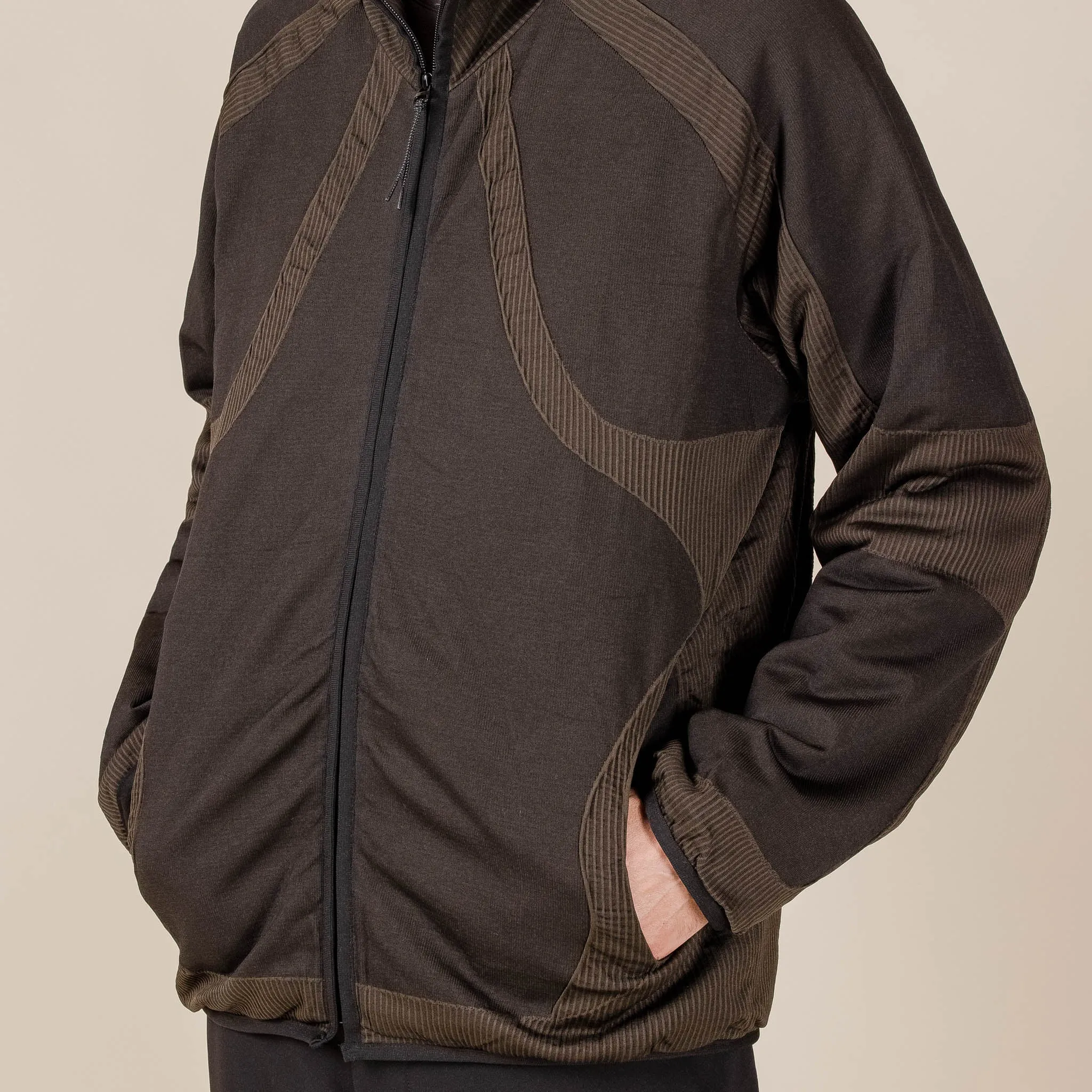 J.L-A.L - Liquid Track Top Jacket - Black Brown