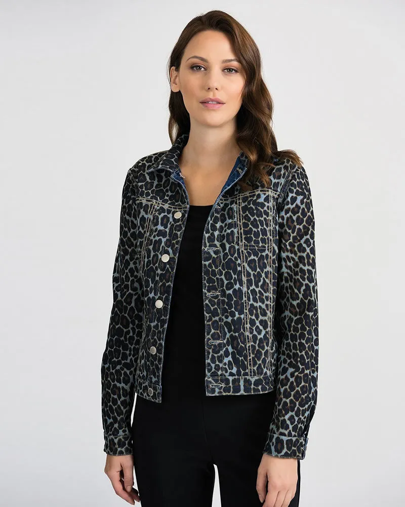 Joseph Ribkoff Grey/Black Reversible Jacket Style 201530