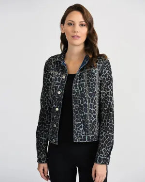 Joseph Ribkoff Grey/Black Reversible Jacket Style 201530
