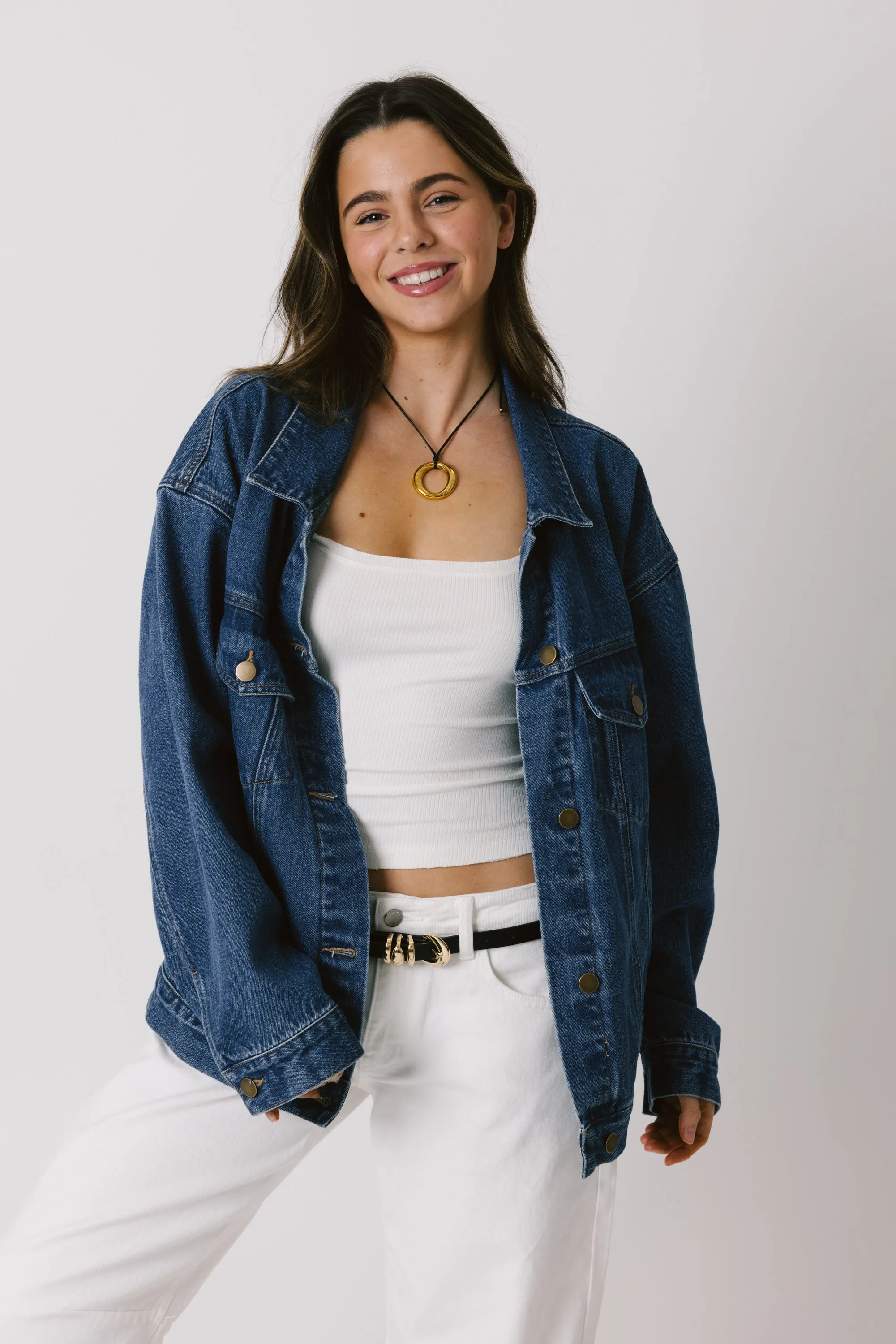Midtown Denim Jacket in Dark Wash