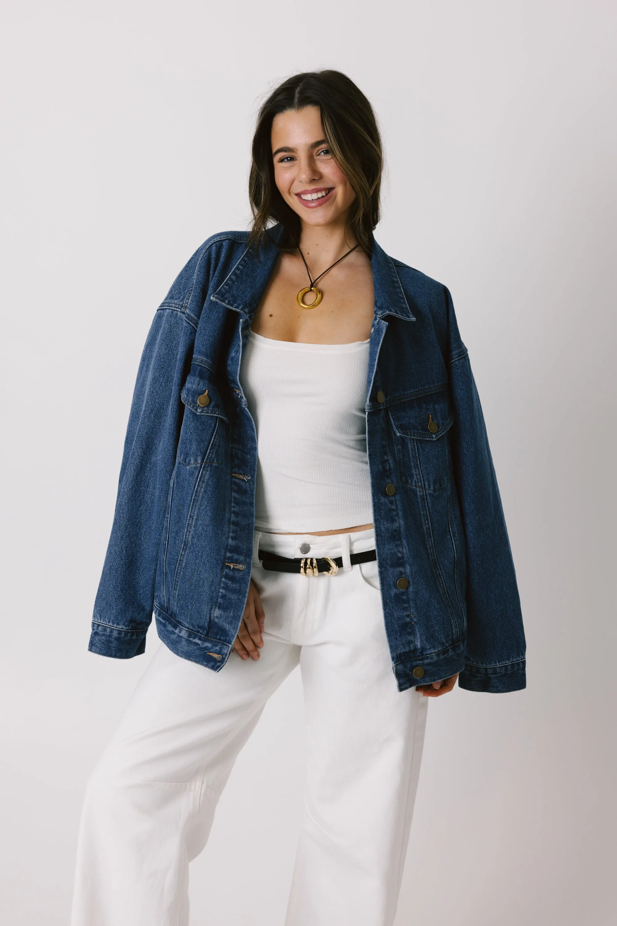 Midtown Denim Jacket in Dark Wash