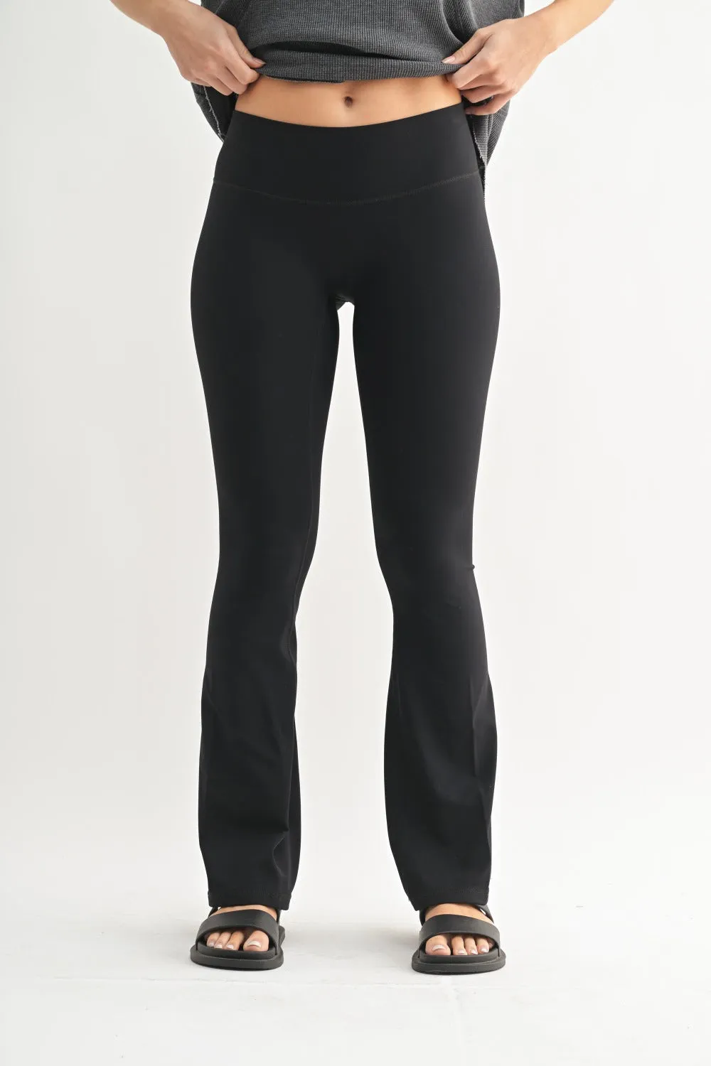 Mono B Flared Fleece Leggings  Warm, Sculpting & Ultra-Flattering