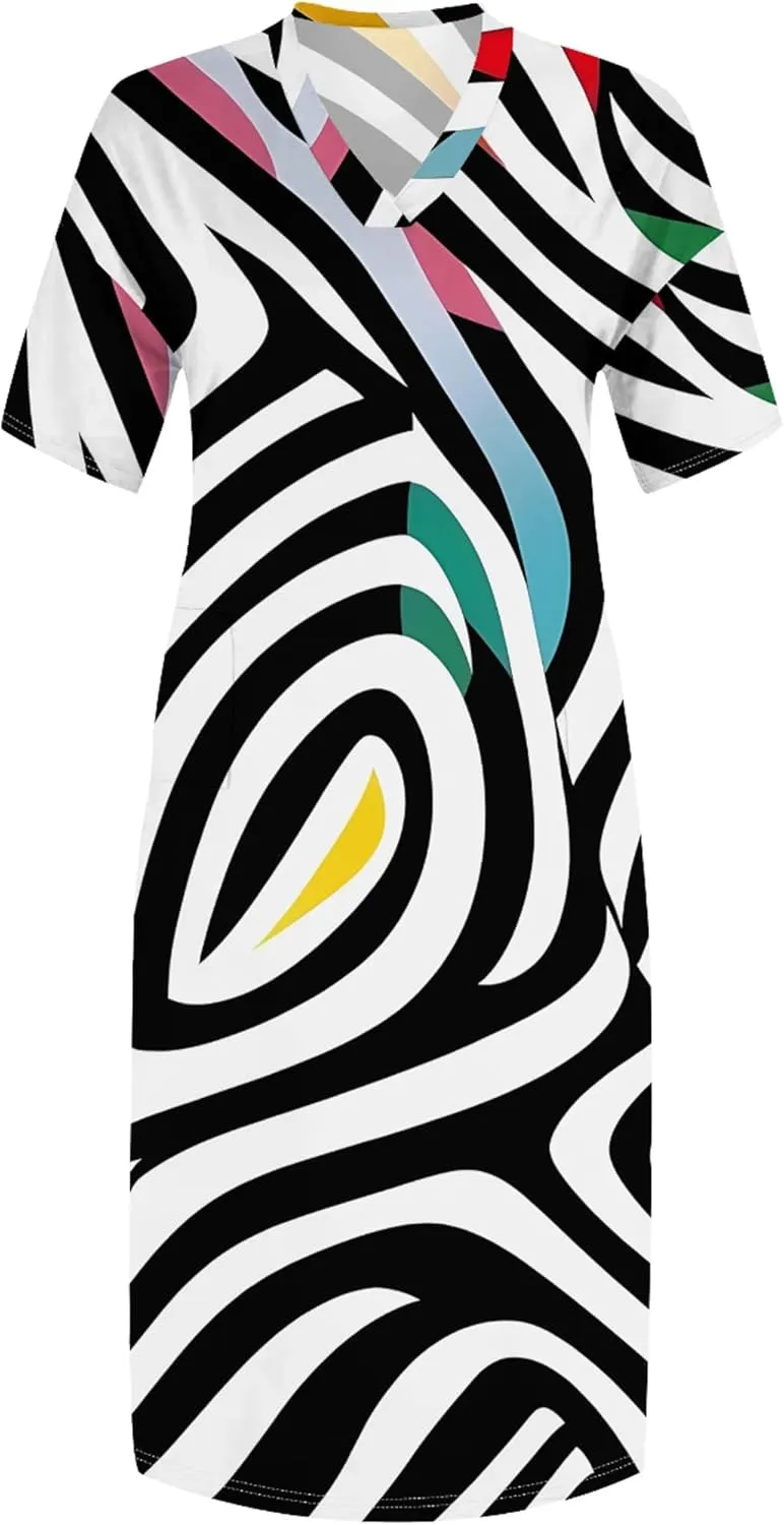Plus Size Dresses for Women 2024 Summer Casual Short Sleeve T Shirt Maxi Dress with Pockets A Line Beach Vacation Outfits
