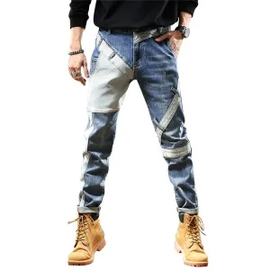 West Louis Fashion Pockets Desinger Streetwear Relaxed Jeans