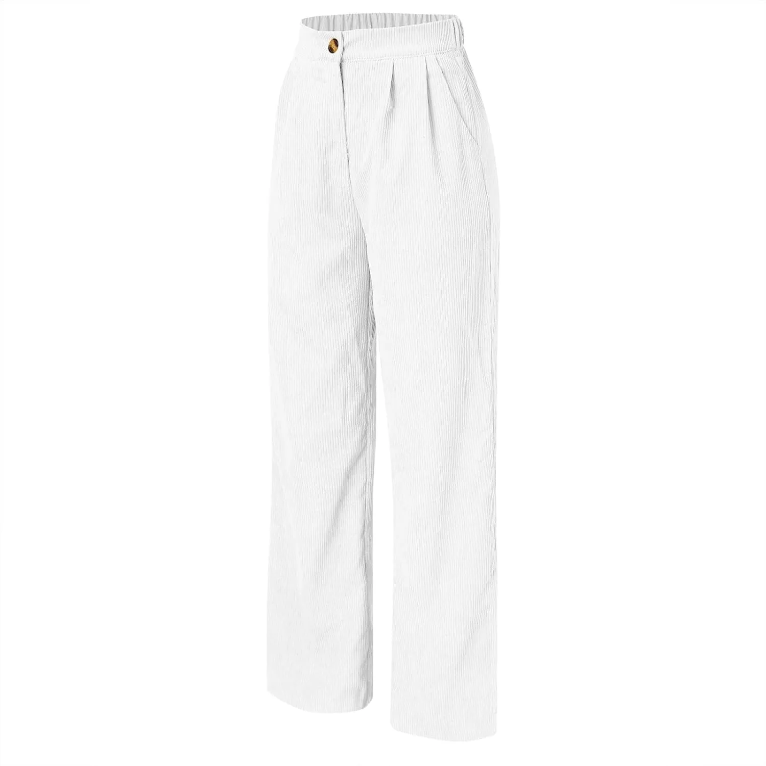 Women's High Waist Straight Pants Wide Leg Casual Lounge Trousers Long Baggy Solid Color Sweatpants Loose Slacks